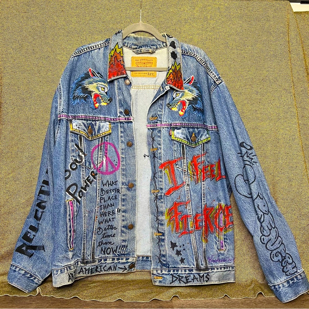 Custom Oversized Levi Denim Jacket